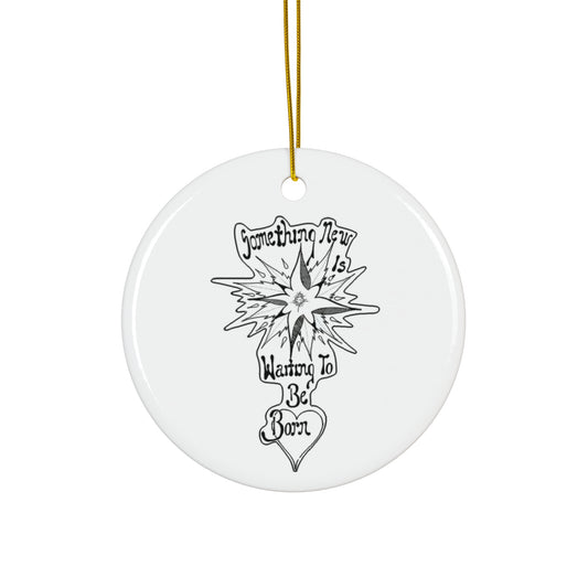 Z - Holiday Ceramic Ornament, 4 Shapes