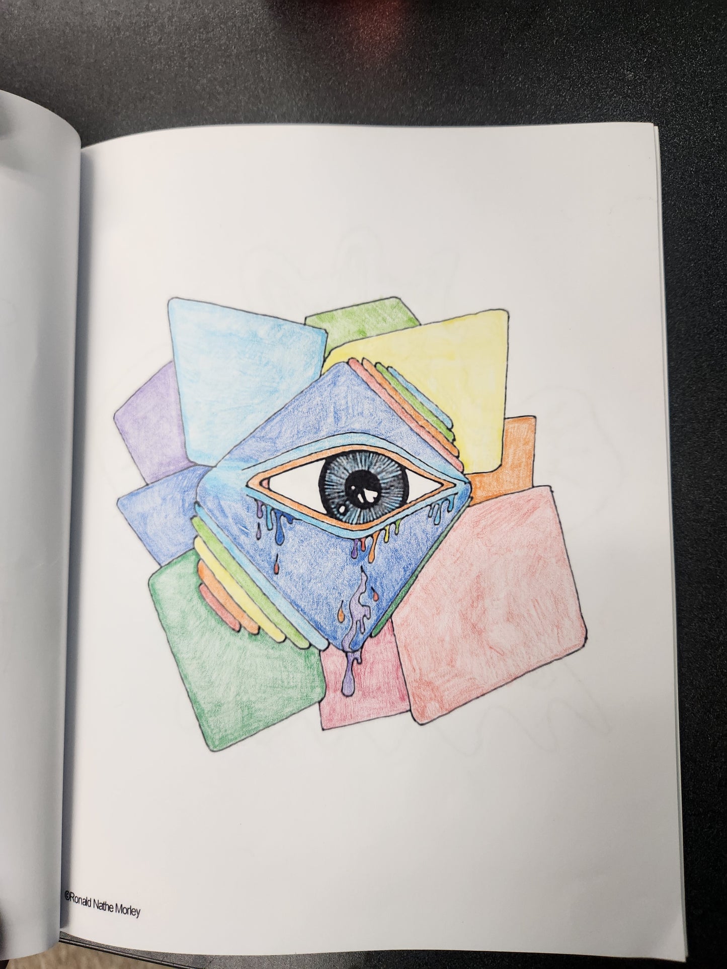 A coloring book - Cosmic Lines -Ron's art you can color or frame as is!