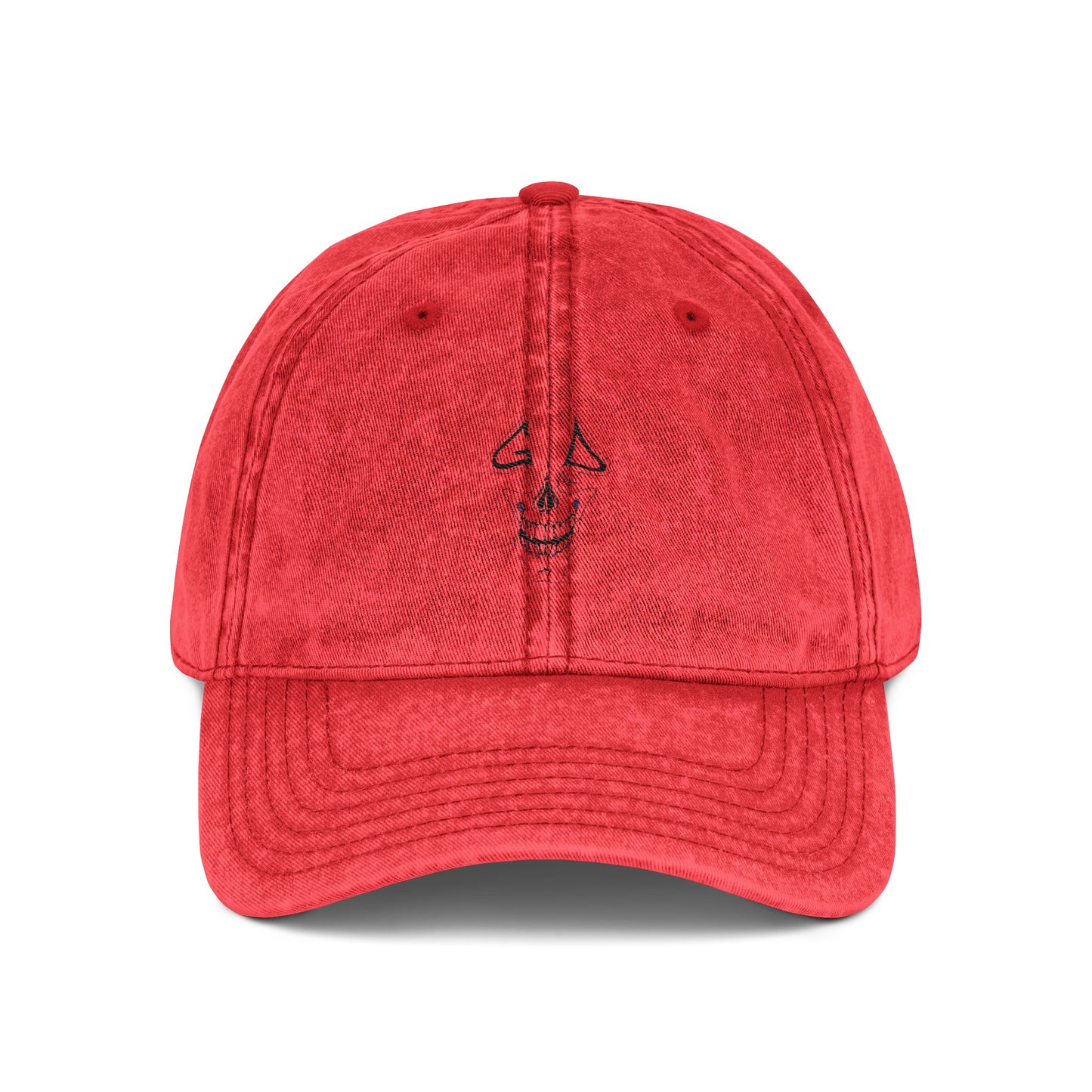 Vintage Cap (Embroidery) with Grateful Dead art by a Grateful Dad