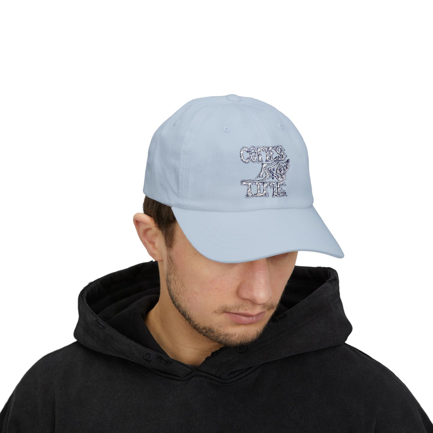 Classic Dad Cap with Vintage Flair, COMES A TIME, Adjustable Baseball Hat, Unisex Casual Cap, Perfect Gift for Fathers Day, Summer Accessory, [...]