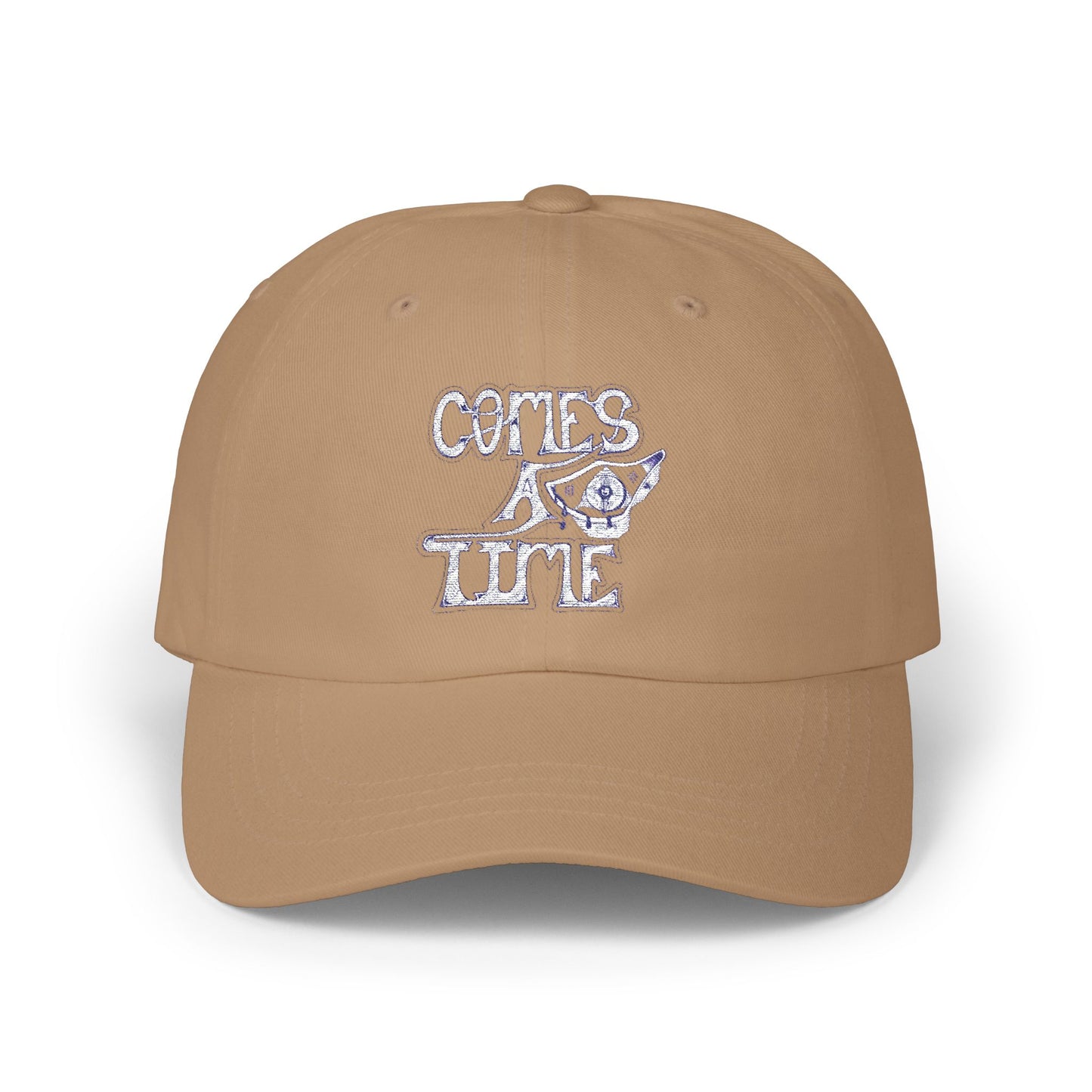 Classic Dad Cap with Vintage Flair, COMES A TIME, Adjustable Baseball Hat, Unisex Casual Cap, Perfect Gift for Fathers Day, Summer Accessory, [...]