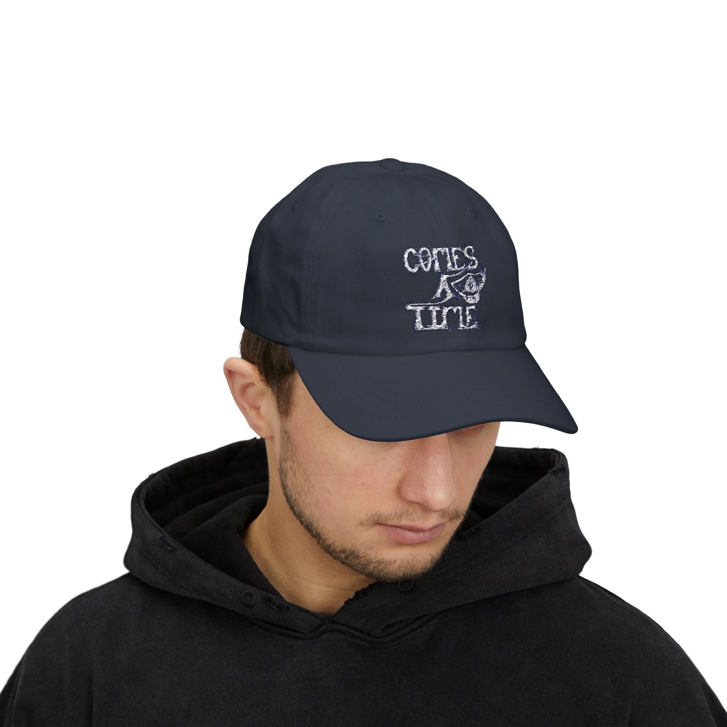 Classic Dad Cap with Vintage Flair, COMES A TIME, Adjustable Baseball Hat, Unisex Casual Cap, Perfect Gift for Fathers Day, Summer Accessory, [...]