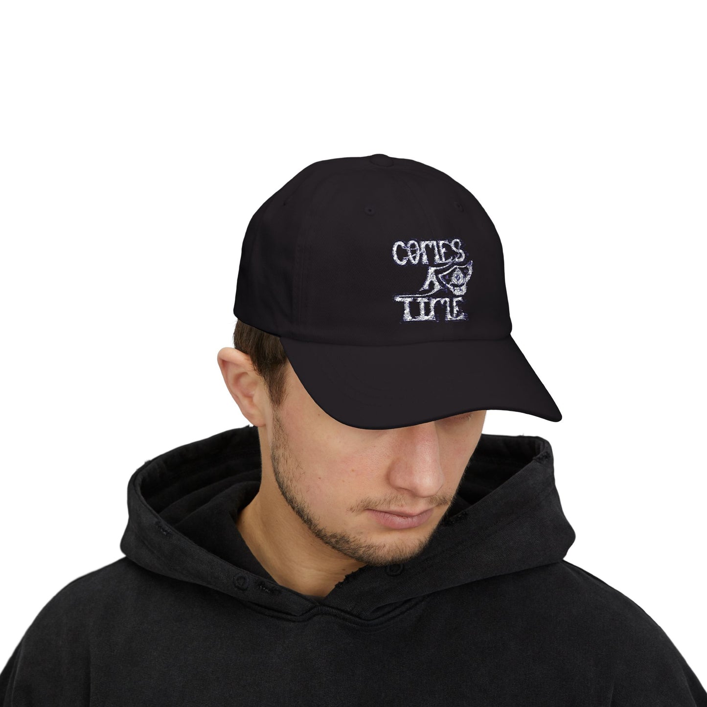 Classic Dad Cap with Vintage Flair, COMES A TIME, Adjustable Baseball Hat, Unisex Casual Cap, Perfect Gift for Fathers Day, Summer Accessory, [...]