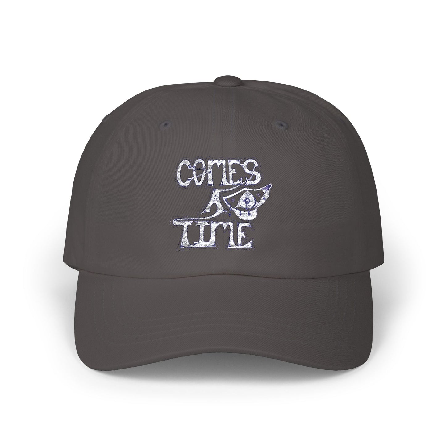 Classic Dad Cap with Vintage Flair, COMES A TIME, Adjustable Baseball Hat, Unisex Casual Cap, Perfect Gift for Fathers Day, Summer Accessory, [...]
